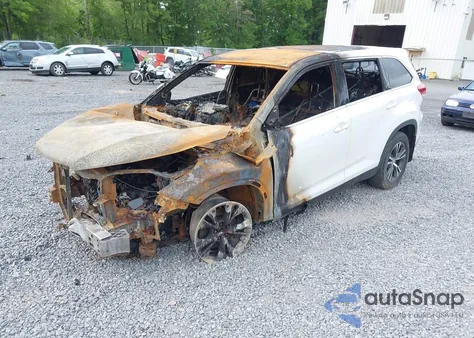 2019 Toyota Highlander Le из США, поврежденный, VIN 5TDBZRFH8KS955063